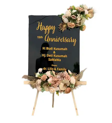 Papan Bunga Akrilik serdang bedagai