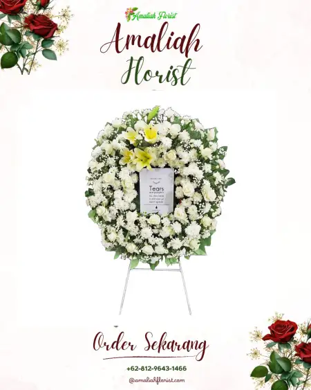 Krans Bunga Duka serdang bedagai